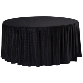 72Inch Round black Tablecloth